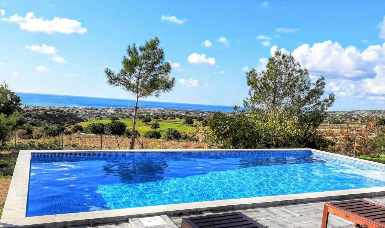 Villa Gavriel - Peyia Villa With Breathtaking Sea View, Peyia Villa With Private Pool, Secluded, Huge Outdoor Space, Mountain Views Екстериор снимка