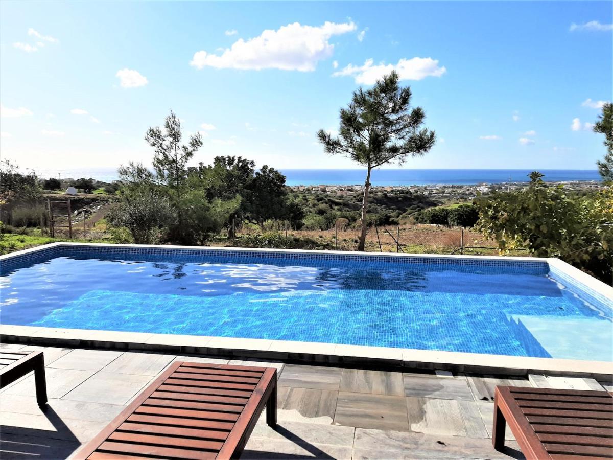 Villa Gavriel - Peyia Villa With Breathtaking Sea View, Peyia Villa With Private Pool, Secluded, Huge Outdoor Space, Mountain Views Екстериор снимка